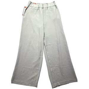 Hilary Radley Pants Adult Sz M Gray High Rise Wide Leg Women's Relax‎ Grunge